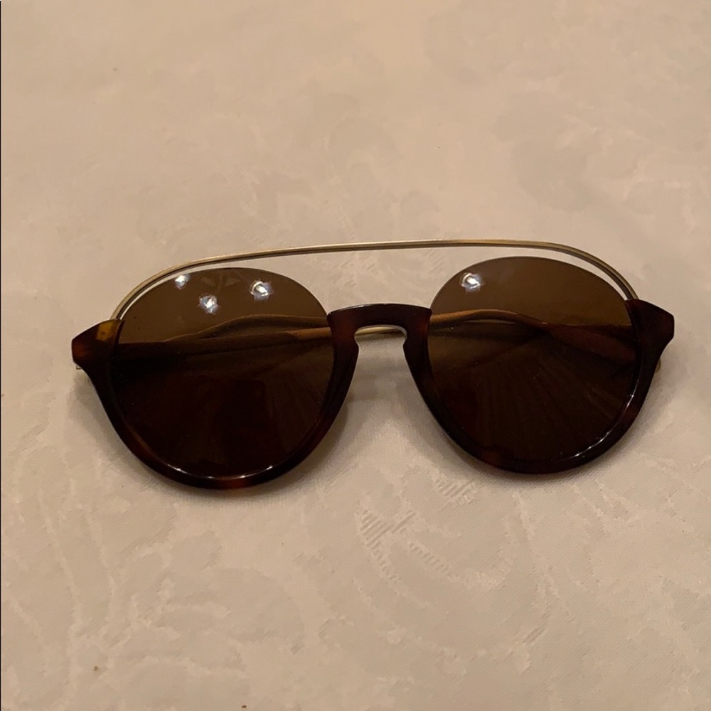Linda Farrow Krisvanassche Tortoise Shell Sunglass